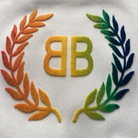 Custom Flock Transfer 4 Color Trademark Heat Transfer Label
